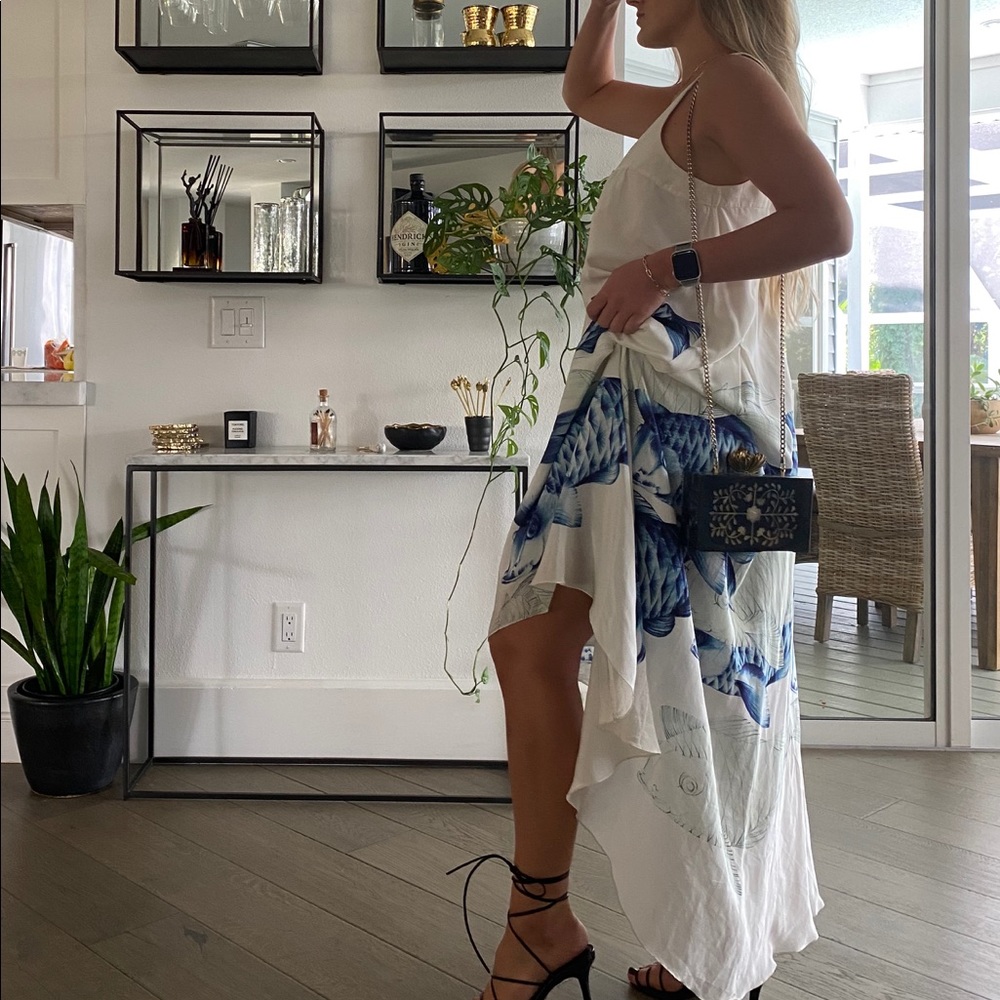 Japanese koi design dress